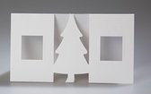 Romak - Kabinet kaart kerstboom vierkant - 6 stuks + envelop