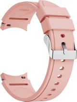Siliconen bandje - geschikt voor Samsung Galaxy Watch 6 / Watch 6 Classic / Watch 5 / Watch 5 Pro / Watch 4 / Watch 4 Classic - roze