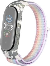 Nylon bandje camouflage case - geschikt voor Xiaomi Mi Band 3 / Mi Band 4 / Mi Band 5 - multicolor