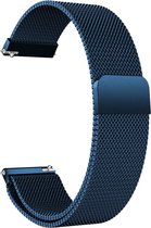 Bracelet milanais (bleu foncé), adapté pour Garmin Venu, Vivomove, Vivomove 3, Vivomove Style, Forerunner 245 & Forerunner 645