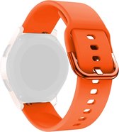 Bracelet en Siliconen (orange), adapté pour Garmin Vivoactive 3, Venu 2 Plus, Venu SQ, Forerunner 55 et Forerunner 245