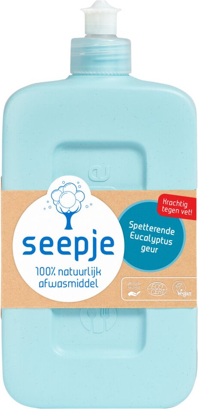 Seepje Afwasmiddel Spetterende Eucalyptus - 500 ml