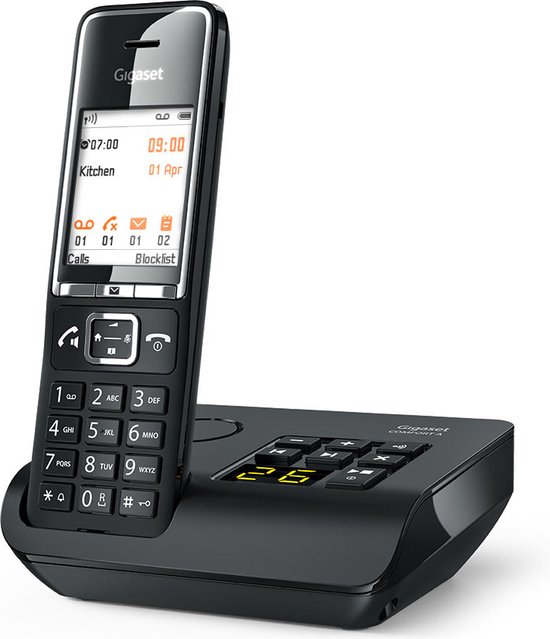 Gigaset COMFORT 550A Analoge-/DECT-telefoon Nummerherkenning Zwart foto 4