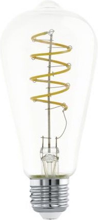 EGLO LED Lamp - E27 - Ø6,4 cm - ST64 - 2700K - 4,5W