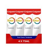 Colgate Total Classic Tandpasta 4 x 75ml - Voordeelverpakking