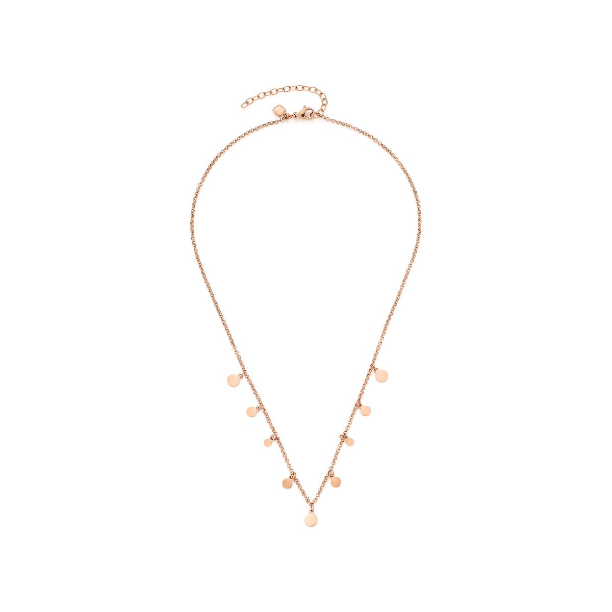 Leonardo dames edelstalen ketting One Size Roségoud 32016419