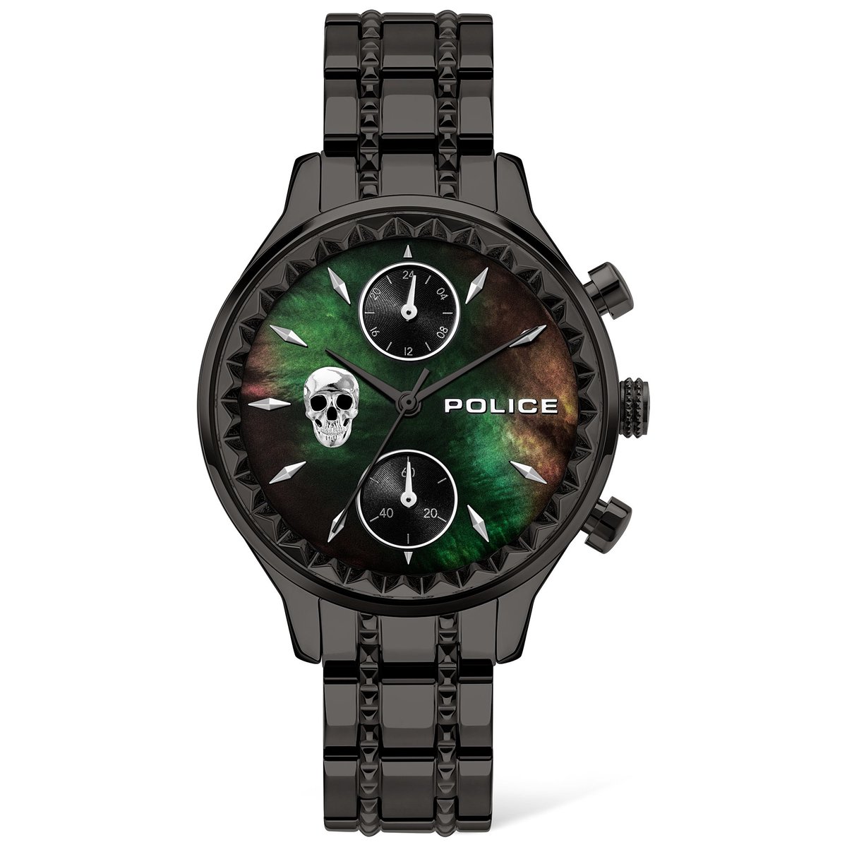 Police dames horloges quartz analoog One Size Zwart 32017664
