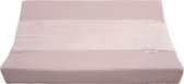Baby's Only Gebreide baby aankleedkussenhoes - Waskussenhoes - Overtrek verzorgingskussen Sky - Oud Roze - 45x70 cm