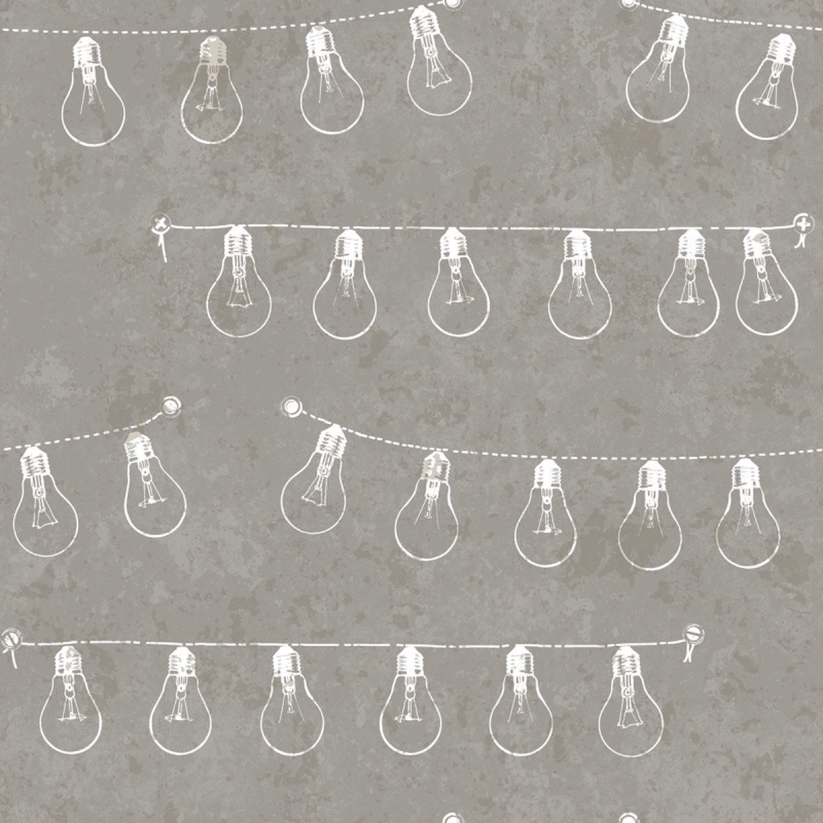 Behang - Lampjes - Wandbekleding - Vliesbehang - Wanddecoratie - Urban Friends - 0,53 x 10,05 M.