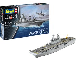 foto van Revell Modelbouwpakket Militaire voertuigen - 65178 Assault Carrier USS WASP CLASS - Model Set Plastic - 1:700 -