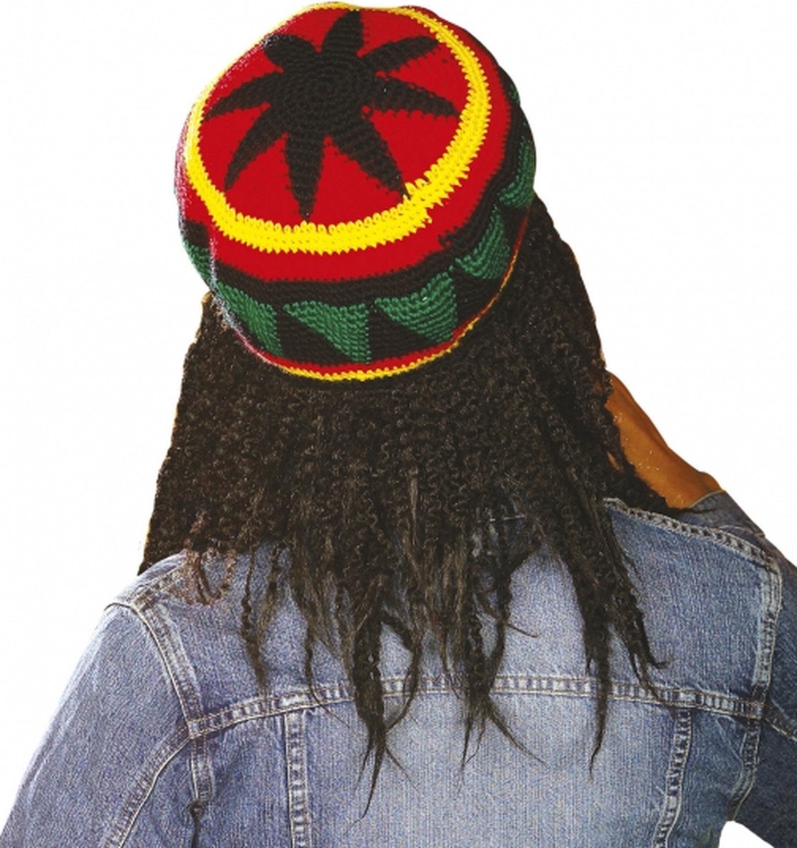 Bonnet avec Dreadlocks Jamaïcain - Jour de Fête - Boutique Jour de fête