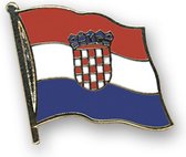 Pin broche speldje Vlag Kroatie 20 mm - Landen supporters artikelen