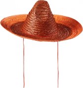 Oranje sombrero 48 cm
