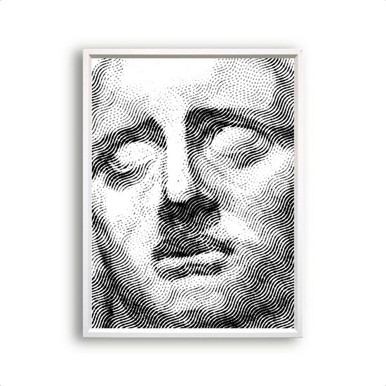 Poster griekse personage emotie droevig / sad - emoties / Kunst / 30x21cm