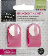 Vaessen Creative Stamp Easy Reserve magneten 2 stuks