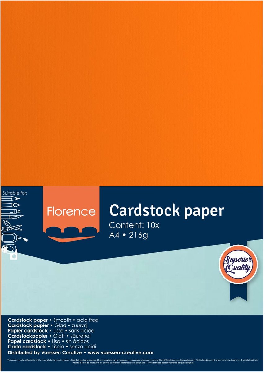 Florence Cardstock smooth A4 Melon