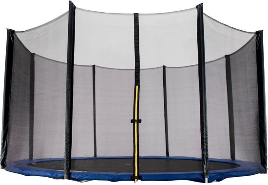 Veiligheidsnet trampoline - 366 cm - buitenrand - 8 palen | bol.com