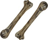 Set van 8x stuks skeletten botten decoratie artikelen van 27 cm - Halloween/Horror thema -Kerkhof deco maken