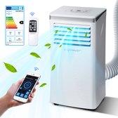 Aigostar  Freeze Smart 33TUU  - Mobiele airco- 3 in 1  airco -Luchtontvochtiger - Airconditioning met Wifi en App - 9000 BTU - Wit