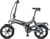 ElectronicWorks AiO-3 – Elektrische Fiets – 16 Inch E-Bike – 36V 8.7Ah – 250W – Opvouwbaar – Anti-Diefstal – Terugvind systeem - Zilver