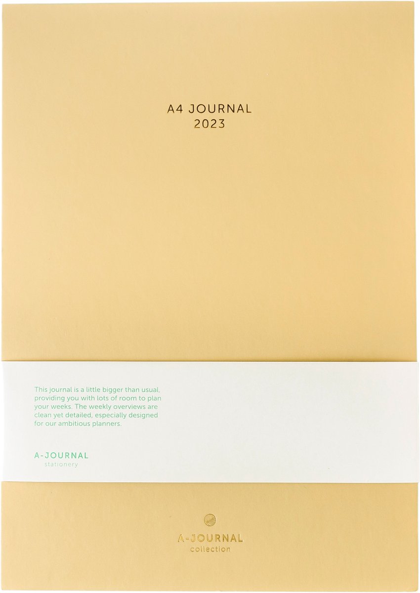 A-journal My Journal Agenda - 2023 - A4 - Beige