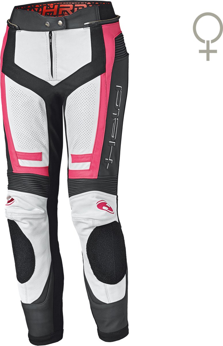 HELD ROCKET 3.0 Combi Motorbroek Sport Wit-Roze 38