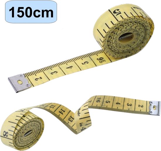 Fako Bijoux® - Ruban à mesurer 1,5 mètre - Ruban à mesurer corps - Ruban à  mesurer 