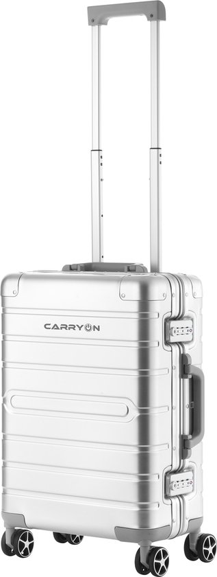 CarryOn ULD Handbagage - Luxe Aluminium Trolley 55cm - Dubbel TSA slot -...