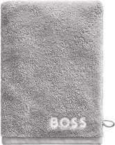 Hugo Boss washandje - Plain - Concrete - 15x21 cm