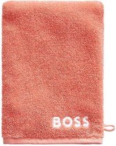 Hugo Boss washandje - Plain - Sorbet - 15x21 cm