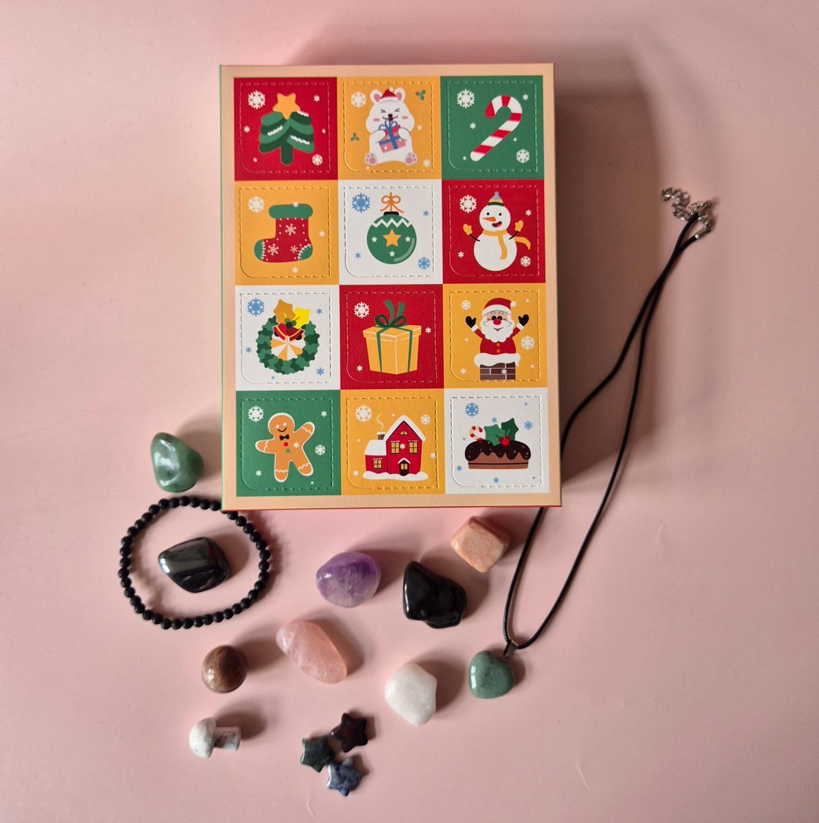 Christmas Crystal Advent Calendar – 12 Days of Holiday Magic!
