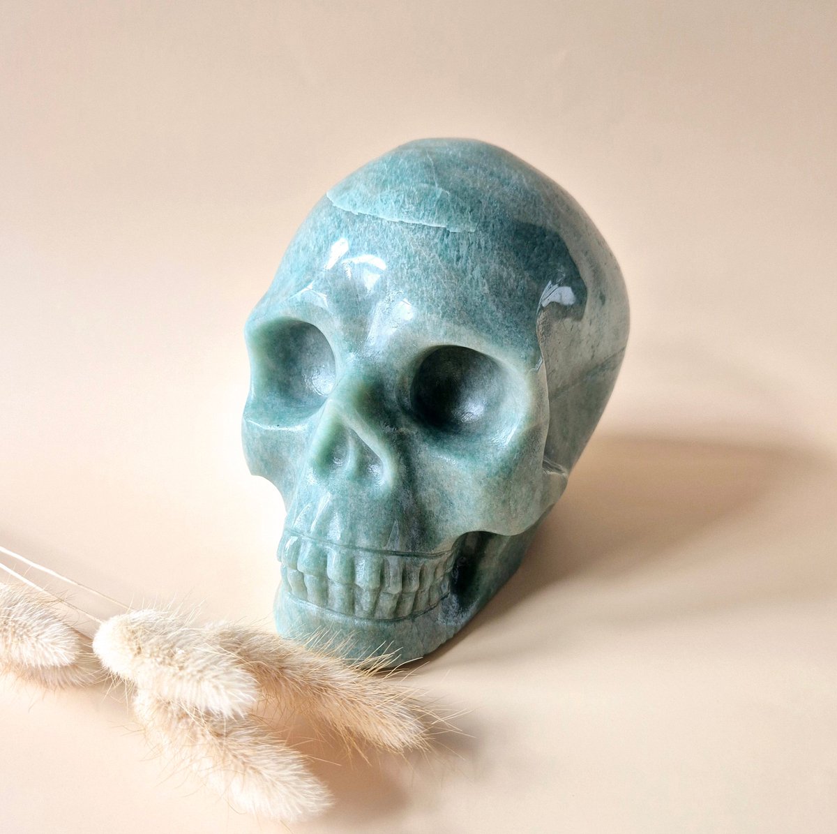 XXL Edelsteen Skull Amazoniet schedel - 2781gram Schedel