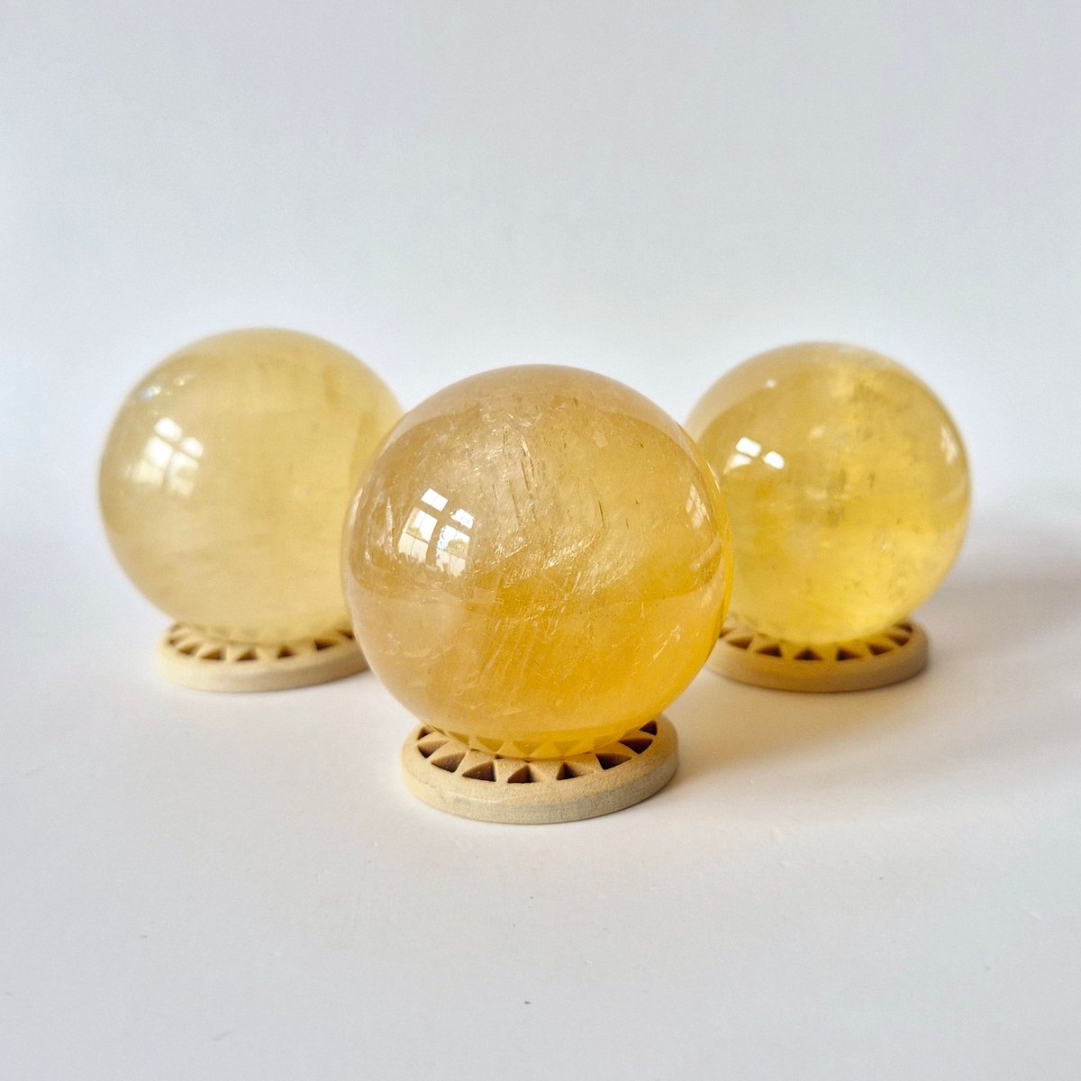 Edelsteen Gele Fluoriet Bol (4 cm)