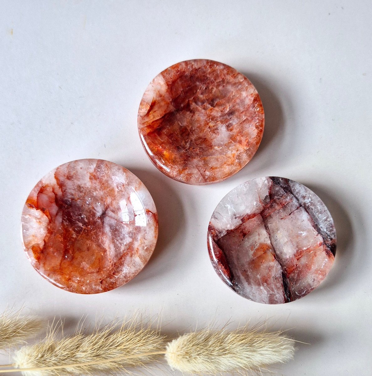 Fire Quartz Edelsteen Schaaltje (5-6cm)