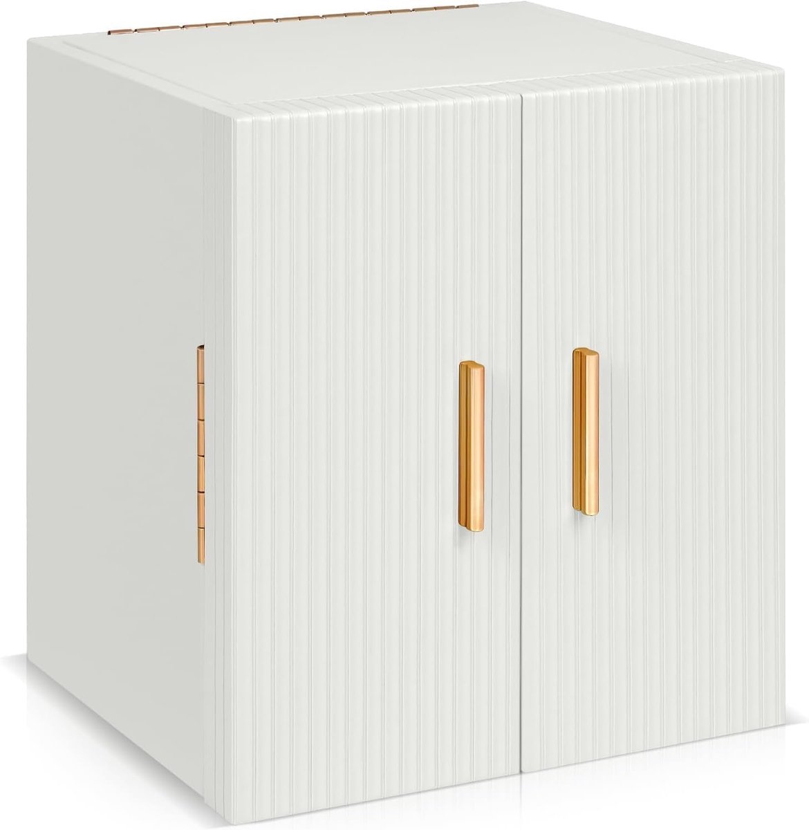 SnelShoppen - Grote Sieradenopberger, Vrouwen Sieradenbox met 4 Lagen, Spiegel Sieradenkast voor Ringen, Halskettingen, Oorbellen, Horloges, Armbanden