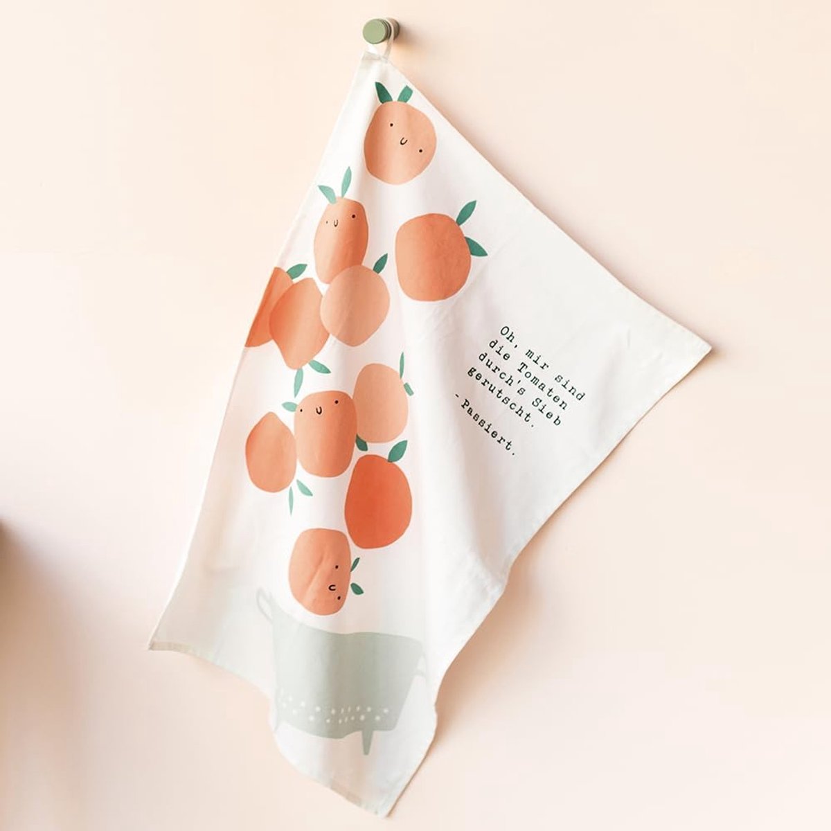 SnelShoppen - Grafik Workshop Keuken Theedoek 100% Katoen, Absorberende Droogdoek met Grappige Spreuken voor Koken, Keukenaccessoire, Cadeau voor Kook