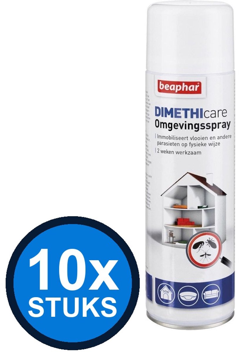 10x Beaphar - DIMETHIcare omgevingsspray 400ml