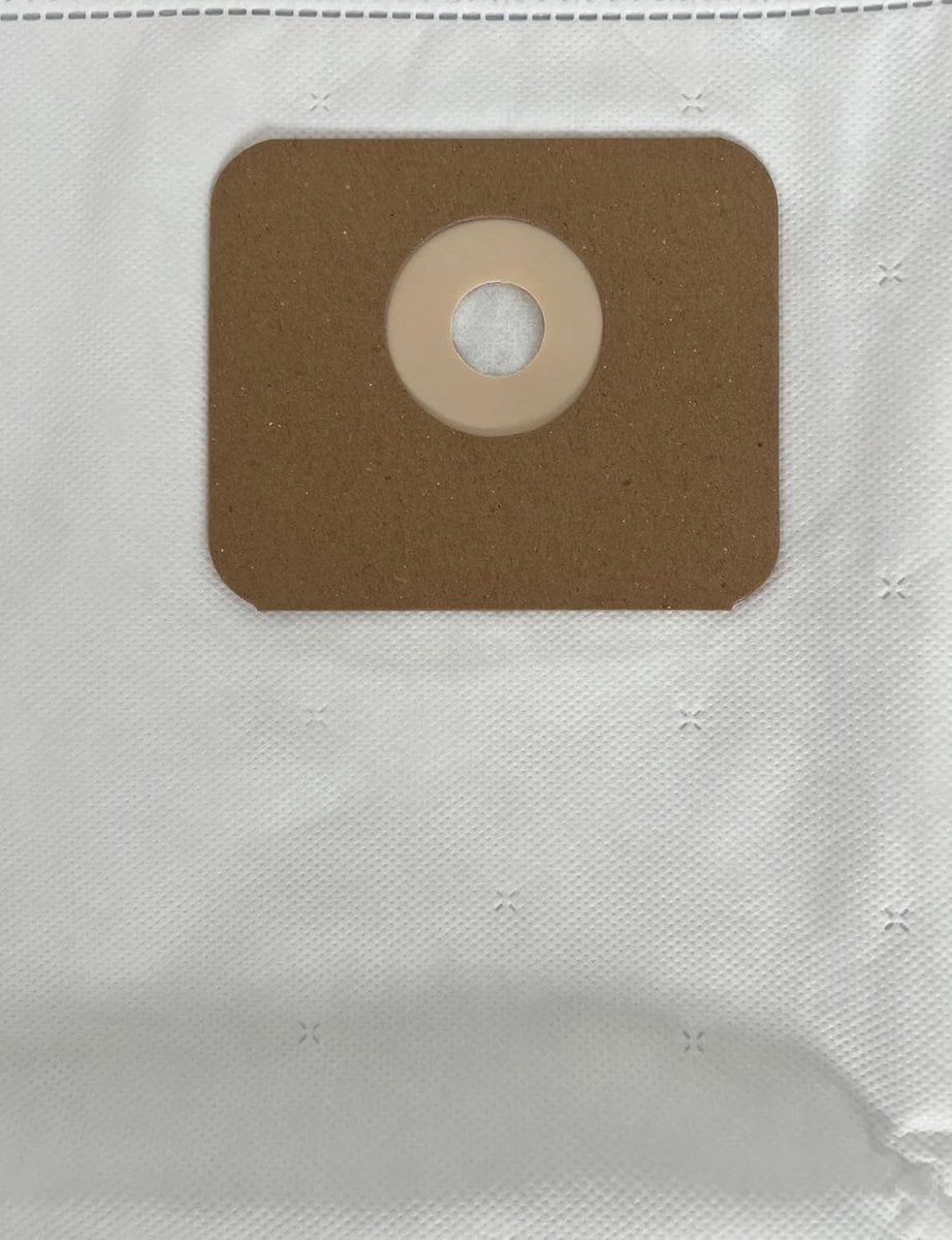 SnelShoppen - 10 Stuks Non-Woven Stofzuigerzakken voor Multi II 22/30 L - Geschikt voor Fleece Materialen - 54x51 cm - Ideaal voor Huishouden en Profe