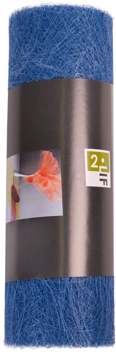 Decoweb Tafelband blauw 30cmx25mtr