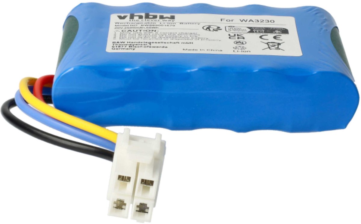 vhbw-accu compatibel met Worx Landroid S700i 2018 grasmaaier (2500mAh 20V Li-Ion)