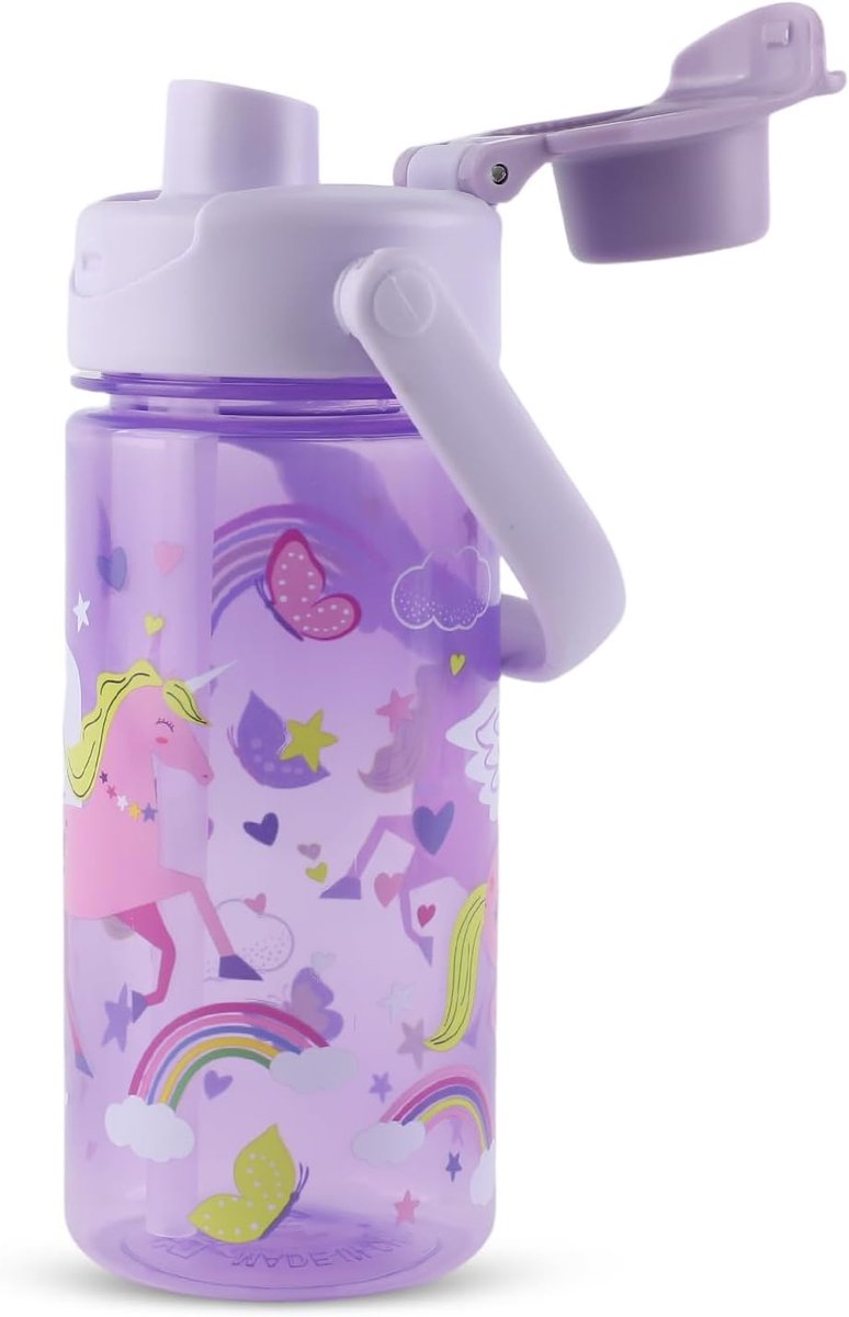 SnelShoppen - Drinkfles voor Kinderen, Lekvrij, Duurzaam, Valbestendig, BPA-vrij, Vaatwasmachinebestendig, 480 ml, Ideaal voor School en Sport