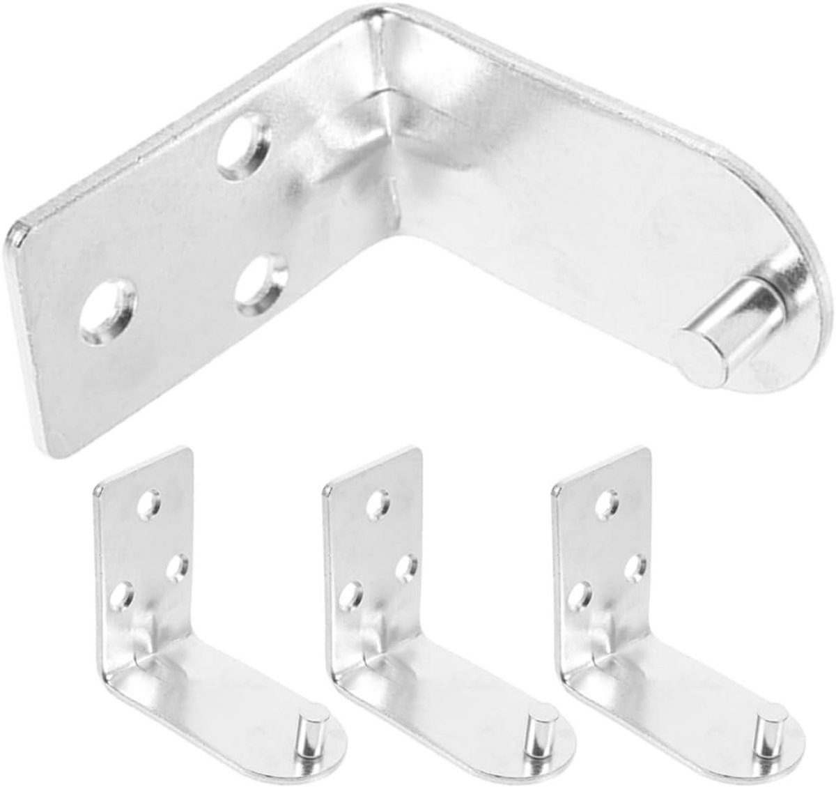 Brandblusser Muurbeugel - Ijzeren Houder - Veilig Opbergen - Eenvoudige Installatie - 6x5.5x3cm - Zilver