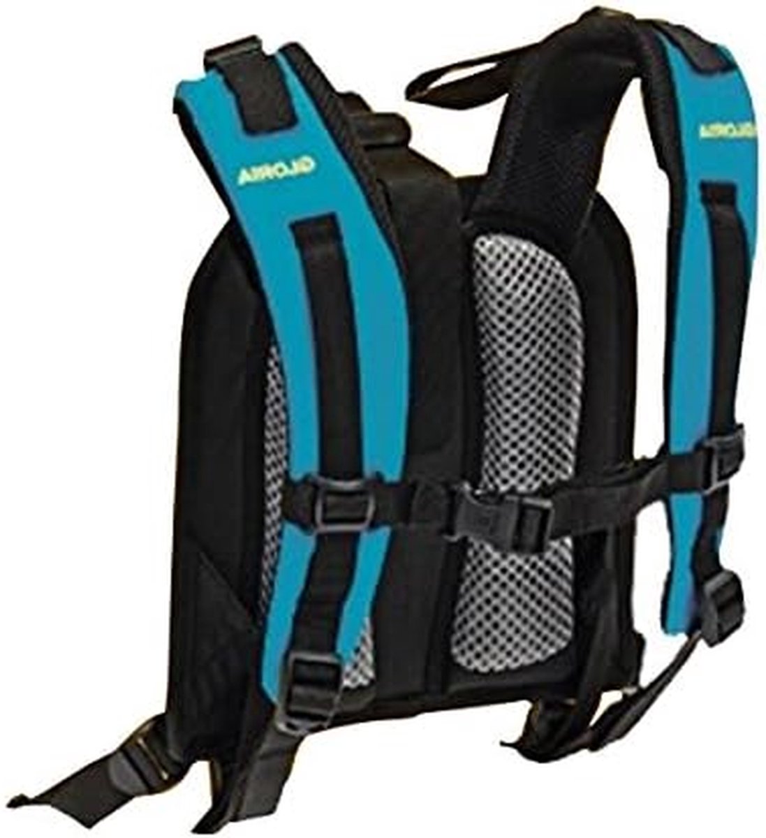 Draagframe - Rugdrager - Tuinonderhoud - Ergonomische pasvorm - 20x10x35 cm - Zwart/Blauw