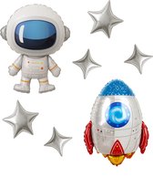 Folie Ballonnen Set Ruimte - Space Decoratie - Astronaut - Galaxy