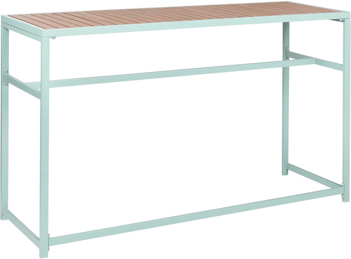 AVETRANA - Tuin bartafel- Lichtgroen - 150 x 50 cm - Staal