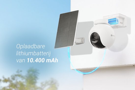 EZVIZ HB8 Pro 4K Kit - Draadloze 4K Beveiligingscamera - met 5W Zonnepaneel - 360° Pan & Tilt - Nachtzicht - AI Detectie - Werkt met Google Assistant & Alexa van EZVIZ — afbeelding 5