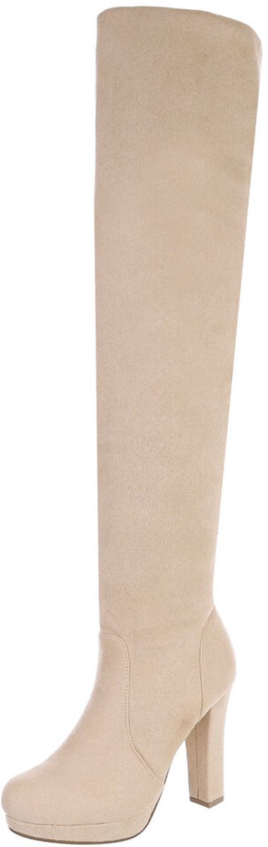 Overknee laars met hak - dames - stijlvol Mt:41