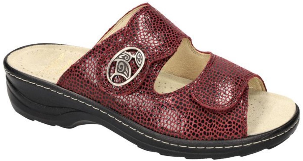 Fidelio Hallux -Dames - bordeaux - slippers & muiltjes - maat 39