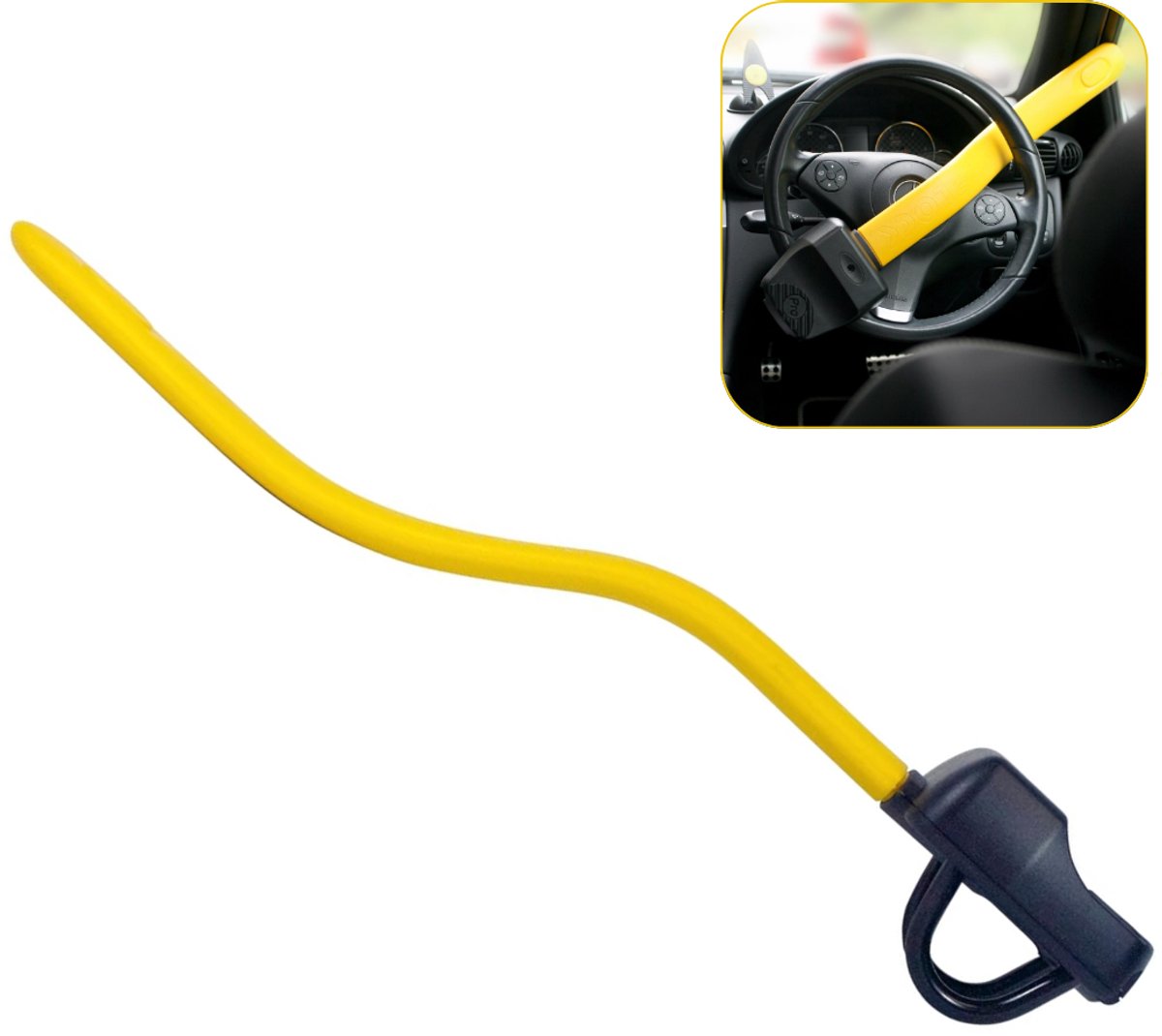 ApexArte® Stuurslot Auto - Autoslot Camper - Pedaalslot