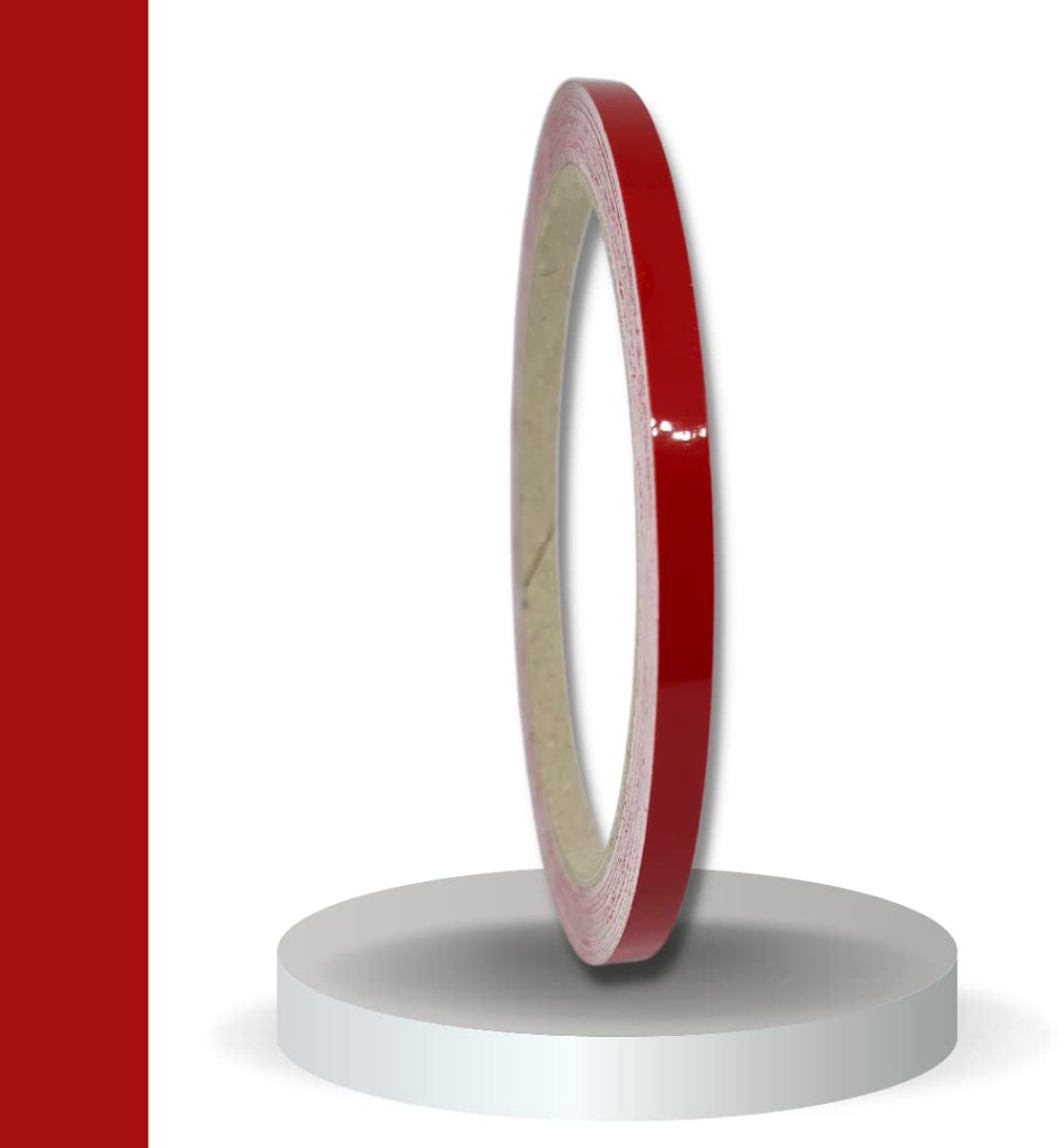 SnelShoppen - Decoratieve Strip Plakband Crimson 5mm x 10m - Zelfklevende Vinyl Folie Pinstripe Tape voor Auto, Motor, Fiets, Boot, Caravan, Modelbouw